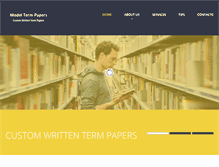 Tablet Screenshot of modeltermpapers.com